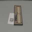 V.R.HOPE Apple Watch Band for Series 10/ 9/ 8/ 7 38mm 40mm 41mm 42mm Fashion Lightweight Resin Sport Strap for Women Men Bracelet Compatible with iWatch Series 6/ 5/ 4/ 3/ 2/ 1/ SE（Oatmeal）