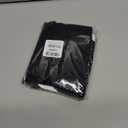 Truform 30-40 mmHg Compression Stockings for Men and Women, Thigh High Length, Dot-Top, Open Toe, Black, Large (Large (1 Pair))