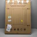 Cumbor 36" Extra Tall Baby Gate for Dogs and Kids with Wide 2-Way Door, 29.7"- 46" Width, and Auto Close Personal Safety for Babies and Pets, Fits Doorways, Stairs, and Entryways, White