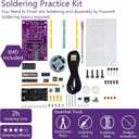YYSOLDER soldering practice kit Portable DIY Electronic Kits Powered by Batteries or USB Cable electronic kit adult