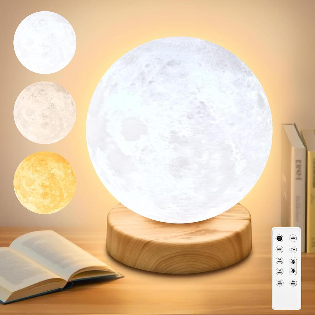 Doraubia Light Therapy Lamp,10000 Lux Sun Lamp with 3 Color Temperatures,Stepless Brightness,Timer & Memory Function, Happy Sunlight Lamp,Full Spectrum Light with Remote Control for Home, Office (Brown)