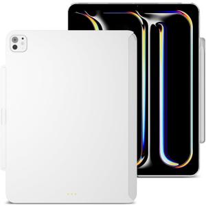 MAGEASY CoverBuddy Lite for M4 iPad Pro 13" (2024) - iPad Pro Case Compatible with Magic Keyboard for iPad Pro (M4), with Apple Pencil Pro Pencil Holder - White (2024 iPad Pro 13" (M4))