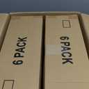 12 Pack Clear Shoe Storage Organizer with Magnetic Door, Stackable Plastic Shoe Boxes for Sneakers, Boots, and Heels, Space-Saving Foldable Shoe Rack for Closet, Durable Shoe Cabinet Organizer, Black