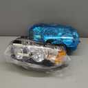 for 2005 2006 2007 Ford Escape/Submodel/Hybrid/Limited/XLS/XLT Headlamp Compatible with Escape 05-07 Headlights Assembly Chrome Housing Amber Reflector Replacement Pair Left and Right Side