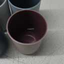Bathroom Cups, Unbreakable Reusable Drinking Cups Set of 4 Colors Plastic Toothbrush Holder Tumbler 330ml Dishwasher Safe