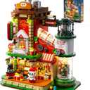 Christmas Factory Building Blocks Set 2775PCS, Light-Up DIY Holiday House Construction Toy for Adults, Teens, Boys & Girls, Collectible Christmas Village Display Model, Holiday Dcor & Gift Idea 2025 (Red)