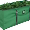 Mrrihand Christmas Tree Storage Bag - Large 7.5Ft Artificial Tree Container, Anti-Tear Heavy-Duty 600D Oxford Cloth Box With Handles (Green)