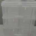 Gagee 7-Tier Craft Storage Organizer,Bead Organizer Box with 70 Adjustable Compartments,Stackable Storage Containers for Arts and Crafts, Toy, Threads,Fuse Beads, Washi Tapes,Hot Wheels,Clear