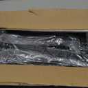 Minicloss 34 Inch Firewood Rack Outdoor Indoor, 2.7ft Wood Storage Rack Stand, Heavy Duty Fire Wood Holder for FireplaceBlack