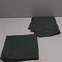 H HOUSEHOLD 100% Jersey Knit Cotton King Size Pillowcases Set of 2, Super Soft Breathable Pillow Cases for Sleeping, Envelope Closure, Stretchy T-Shirt Fabric (Dark Green, King Size Pillowcase)