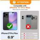 Bocasal Detachable Wallet Case for iPhone 17 Pro Max RFID Blocking Card Slots Holder Premium PU Leather Magnetic Kickstand Shockproof Wrist Strap Removable Flip Protective Cover 5G 6.9 inch (Brown)