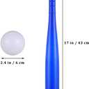 TOYANDONA 6pcs Kids Outdoor Baseball Practice Toys Children Toddlers Baseball Bats Baseballs Batting Skill Training Kids Toddlers