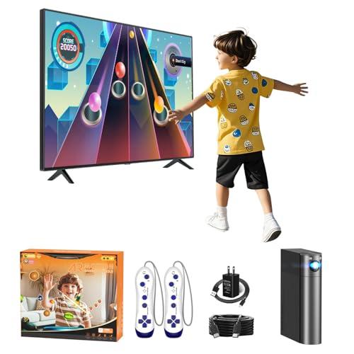 MetFut AR Motion Gaming Console for Kids & Families - Plug & Play Video Game System for Indoor Physical Play & Interactive Family Fun. Great for Gifts, Game Nights, Parties, Playtime and Playdates