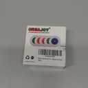 RipStik Caster board Replacement Wheels, 76mm with Bearing, Set of 2 (Silver)