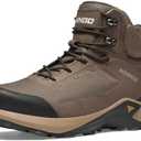 NINGO Men's Hiking Boots Waterproof Hiking Shoes Trail Shoes Lightweight Trekking Boots Comfortable Breathable Outdoor Boot Mid Ankle Boot for Camping, Backpacking, Mountain Trails 10