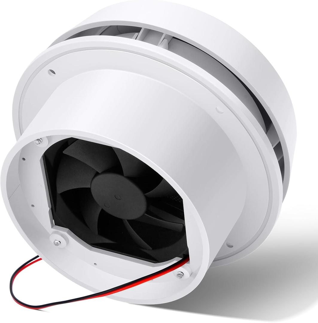 12V RV Roof Vent Fan - Ultra Quiet 60CFM RV Exhaust Fan with ABS Blade & Thermal Protection, Perfect for Motorhome, Caravan, Trailer