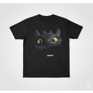 How To Train Your Dragon Toothless Shirt , Small, Black