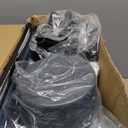 Upgraded Heated Cat House for Outside Escape Door, Highly Insulated Heated Outdoor Cat House Waterproof Awning, Weatherproof Outdoor Feral Cat Shelter for Stray Winter (22.0"L x 12.0"W x 20.0"H, Grayish Blue)