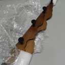 Wooden Mountain Wall Coat Rack, Brown, 23.5 Inches | Solid wood, 6 rustproof hooks, holds heavy coats, backpacks, hats, perfect for bedroom, entryway, and entrance.