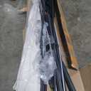 Sundale Outdoor Olefin 5-Year-Non-Fading Solar 104 LED 11FT Solar Patio Umbrella with Sand Bag Base, Outdoor Umbrella with Tilt and Crank, Beige