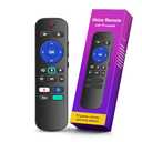 For Roku Voice Remote Control with 4 Shortcuts & Easy Setup, Voice Remote Replacement for Roku TV, Audio Devices, Most Players