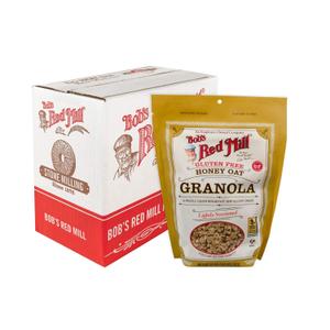 Bob's Red Mill Gluten Free Honey Oat Granola, 12-ounce (Pack of 4), Best By Feb, 2026 Bob's Red Mill Gluten Free Honey Oat Granola, 12-ounce (Pack of 4), Best By Feb, 2026