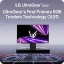 LG 27GX700A-B 27-inch Ultragear QHD (2560 x 1440) OLED Gaming Monitor, 280Hz, 0.03ms, NVIDIA G-Sync, AMD FreeSync Premium Pro, VESA DisplayHDR TrueBlack500, with up to DCI-P3 99.5%, HDMI 2.1, Black