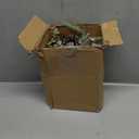 Small Christmas Tree Tabletop Artificial Mini Christmas Tree Decorations with Holiday Ornaments Red Berry Pine Cone Greenery for Home Indoor Fireplace Mantel Xmas Decor (Tree Stump-Silver)