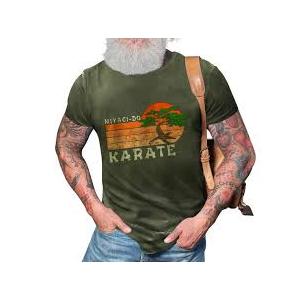 Miyagi-Do Karate Funny Vintage Karate Bonsai Tree T-Shirt T-Shirt Large