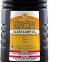 Lamplight Ultra-Pure Liquid Paraffin Lamp Oil  1 Gallon (128 oz)  Smokeless, Sootless & Odorless for Indoor Use  Clean-Burning Oil for Lamps, Lanterns & Emergency Preparedness (Clear)