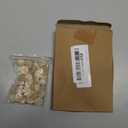 PATIKIL 15mm Half Wood Beads, 30 Pack Unfinished Natural Wooden Beads Round Split Wood Balls for Craft Art Ornaments Painting