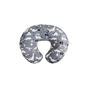 Boppy Original Nursing Pillow, Colorful Wildlife, Ergonomic Nursing Essentials for Bottle and Breastfeeding, Firm Fiber Fill, with Removable Pillow Cover, Machine Washable