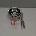 Stainless Steel Double Boiler Melting Pot with Heat Resistant Handle, Large Capacity Chocolate Melting Pot for Butter Candy Butter Cheese, Candle Making (450/900ML)