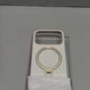 TORRAS Q3 Silicone 360 Spin for iPhone 17 Pro Case with Stand, Fit for MagSafe, Magnetic Ring Kickstand with Camera Control, Liquid Silicone Rubber Soft Phone Case for iPhone 17 Pro 6.3'', Light Ivory