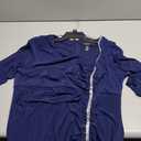 R&M Richards Elegant Knee Length 3/4 Sleeve Asymmetric Neckline Dress W/ & Rhinestone Trim & Slit, Size 18