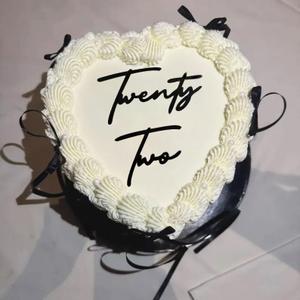 Black Twenty Two Cake Topper,Acrylic 22nd Birthday Cake Decorations - Happy 22 Years Birthday Anniversary Party Cake Decor Photo Booth Props