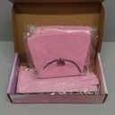 Princess Dress Up Clothes for Little Girls, 10 Pcs Toddler Dress Up Toys, Princess Cape with Crown, Wand, Jewelry, Princess Play Toys Gifts for 3 4 5 6 Year Old Girls(Pink)