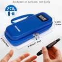 YOUSHARES Insulin Cooler Travel Case with Temperature Display - Refrigerated Medicine Cooling Bag with 2 TSA Approved Ice Pack, Medication Pen Diabetic Supplies Organizer for Trip and Daily