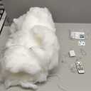 Cloud LED Lights for Bedroom  DIY Aesthetic Mood Light, Music Sync App Control Wall Light, 3D Ceiling Lamp Color Changing Lights, Cool Stuff for Kids Room Decor, Cool lights for Room Decorations