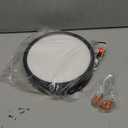 ZAGO 7 Inch Flush LED Lights with Emergency Battery Backup, Wafer Round Disk Light Emergency Kit, Edgelit, 120-277V, Dimmable, 15W, 920LM, 5CCT Selectable, ETL/Wet Rated, Black