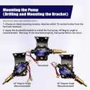 Micro Electric Gasoline Fuel Pump Universal 5/16 inch Inlet and Outlet 12V 1-2A 35GPH 4-7 P.S.I. Operating Fuel Pressure