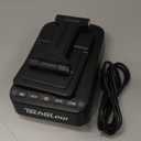 TechGlow Foldable Cellphone Stand with Bluetooth Speaker Charging Function 360 Rotatable Phone Stand Birthday Gifts for Men Women Mother Father Cool Tech Gadgets (Black)