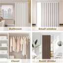 GXOACKJ Brushed Nickel Shower Curtain Rods - 31-80 Inch Spring Tension Shower Rods for Bathroom, Adjustable, No Drilling, No Rust, Stainless Steel