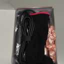 5 in 1 Curling Iron with Thermal Brush and 4 Interchangeable Ceramic Barrels(1/2 to 1 1/2 inch), Curling Wand Set with Flat Iron, Fast Heating, Dual Voltage Hair Curler, Gifts for Women (Rose Gold)