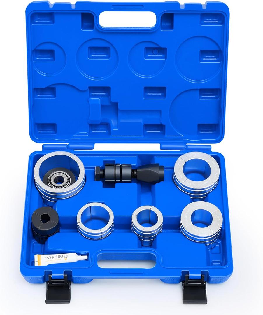 Orion Motor Tech Exhaust Pipe Expander Tool Kit 1-5/8 to 4-1/4 inch, Hex 28 mm Exhaust Pipe Stretcher Kit, Muffler Pipe Spreader with Storage Case, Automotive Car Tool Kit for Tail Pipe Tube