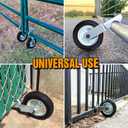 Mofeez Gate Wheel for Metal Swing Gate with 1-5/8" Thru 2" Gate Frames, Gate Support Wheel for Chain Link Fence, Prevent Gate from Dragging