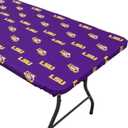 College Covers NCAA Unisex-Adult Modern (72" x 30" (Rectangular), LSU Tigers)