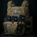 2 x Rock and Roll Patches (3 Pcs)- Funny Tactical Patches, Hook & Loop Morale Patches for Backpacks, Helmets and Other Military Tactical Gears (Medium)