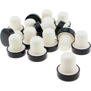 TAODAN 16PCS 18.6mm to 19.3mm T Shaped Cork Bottle Stoppers Reusable Wedding Wine Bottle Seal Stopper for Wine Beer Bottle DIY Crafts