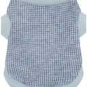 Cozy and Functional Dog Shirts for Small Puppies: Stretchable Blue Attire with Easy-On Design, Ideal for Chihuahuas and Yorkies - Enhance Comfort and Playfulness on Chill Days Medium